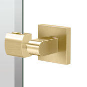 Gatco Elevate 23-1/2" W x 24" H Modern Rectangular Frameless Bathroom Wall Mirror Brushed Brass
